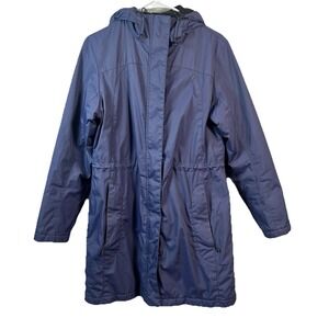 L.L. Bean Women's‎ XS Blue Rain Jacket Waterproof Outdoor Hiking Travel